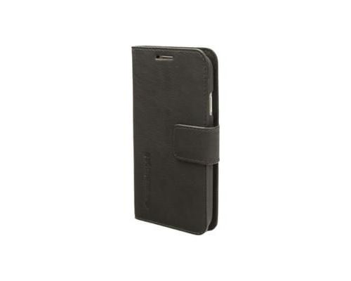 dbramante1928 wallet folio Copenhagen - Beschermende bedekking voor mobiele telefoon - echt leer - glad zwart - voor Samsung Galaxy S4