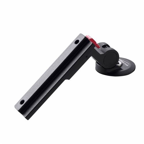 Fixation porte bidon avec bouchon potence ahead-set noir anodise (avec systeme de blocage pour inclinaison)
