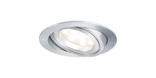 Spot LED encastrable LED intégrée Paulmann Coin 92832 blanc chaud 7 W aluminium