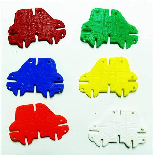 Clicauto bocal de 110 voitures plastique à assembler - oz international