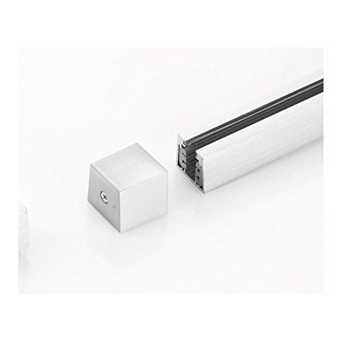 Fischer leuchten capuchon m6 - pour rails électriques - nickel mat - hv-track 4 fischer honsel 24550