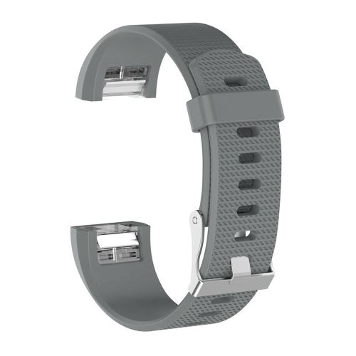 Bracelet en silicone WISETONY pour Smartwatch Fitbit charge 2 inspire - Gris
