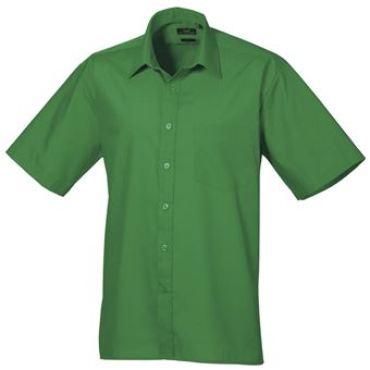 Premier Chemise a manches courtes Homme 38 40 FR Emeraude UTRW1082 Chemises et chemisiers de sport Achat prix fnac