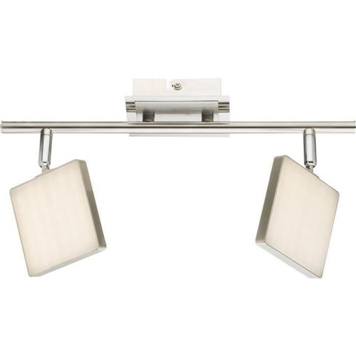 Spot led en nickel mat 19x36xcm globo lighting 56126-2