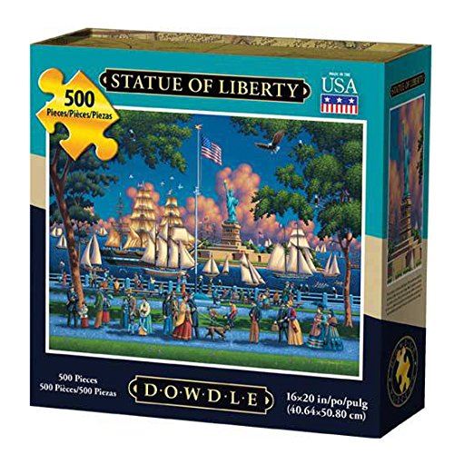 Dowdle Folk Art Statue of Liberty Jigsaw Puzzle