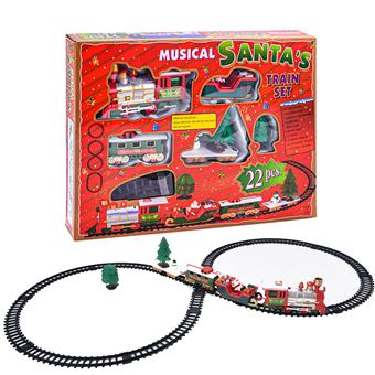 22€17 sur Train électrique B avec lumières et musique - Cadeaux de Noël - Train  électrique - Achat & prix