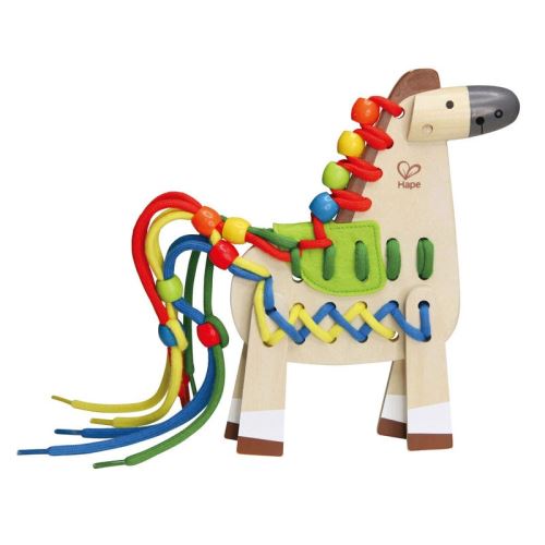 Hape cheval de bois 21 cm clair