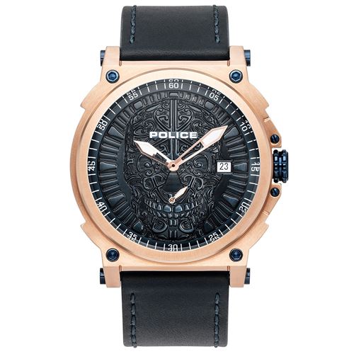 Police PL15728JSR.03, Quartz, 48mm, 3ATM