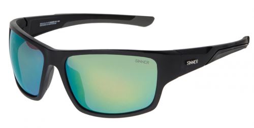 Sinner lunettes de soleil Lomond unisexe polarisé noir mat/argent