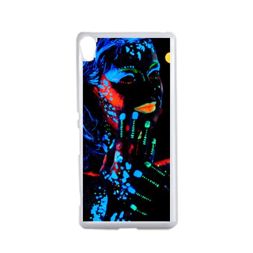 Coque Fluo Compatible Sony Xperia X Transparent