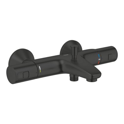 Non Communiqué Noir Mat Mitigeur Bain Douche Thermostatique Grohe Precision Start Noir