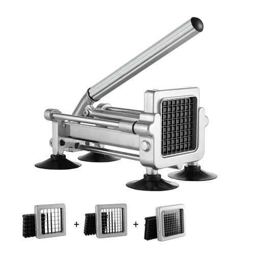 Non Communiqué Inox Vevor Coupe-Frites Manuel Avec Lames En Acier De 1/2" 3/8" 1/4" Pour Les Légumes