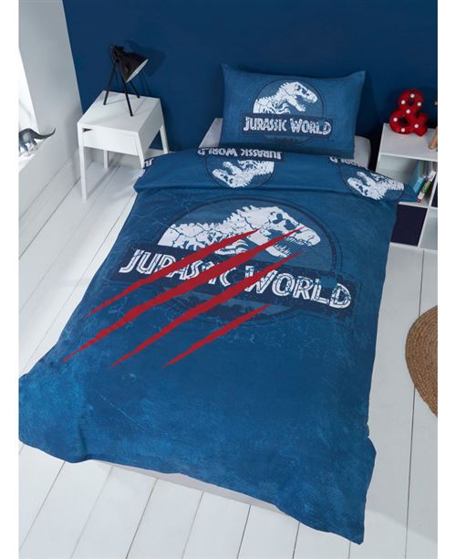 Parure de lit - Dinosaure jurassic world - 140 cm x 200 cm