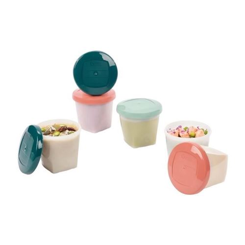 Pots de conservation Babybols Biosourcés - Lot de 6x 250 ml