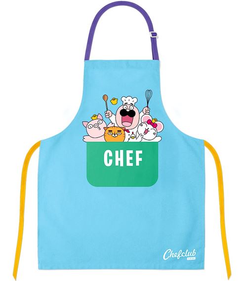 Non Communiqué Multicolore Le Tablier Chefclub Kids En Coton