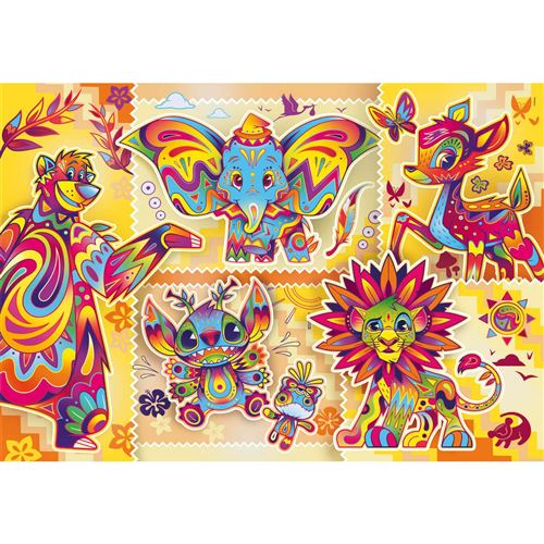 Puzzle 1000 Pièces + Poster : Les Classiques Disney Clementoni