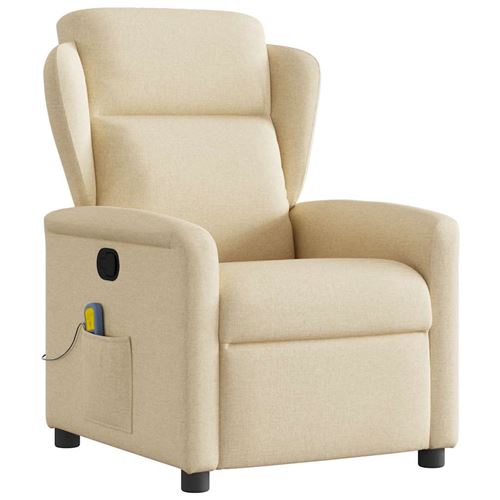 Non Communiqué Crème Vidaxl Fauteuil De Massage, Relaxation Tissu
