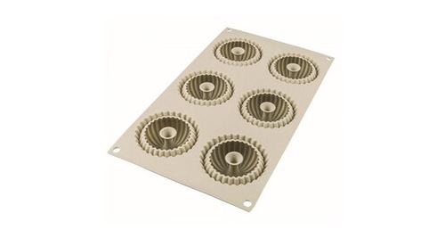 Moule pour 6 mini raggio en silicone