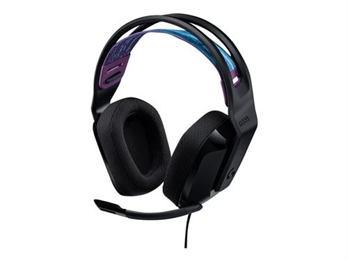 Logitech G G335 - Micro-Casque - Circum-Aural - Filaire - Jack 3,5Mm - Certifié Discord