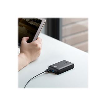 Batterie externe Anker PowerCore Select 10000 - Banque d'alimentation -  10000 mAh - 12 Watt - IQ - 2 connecteurs de sortie (USB) - noir