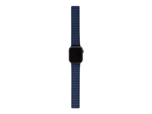Decoded bracelet silicone magn&eacute;tique traction 42/44/45mm navy