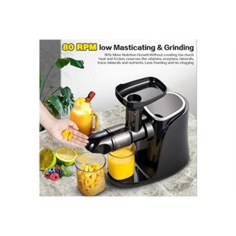 Extracteur de jus AMZCHEF 1501R des Fruits et Légumes Sans BPA Presse à  Froid Machine avec moteur silencieux/tasse à jus/Gris - Extracteur de jus -  Achat & prix