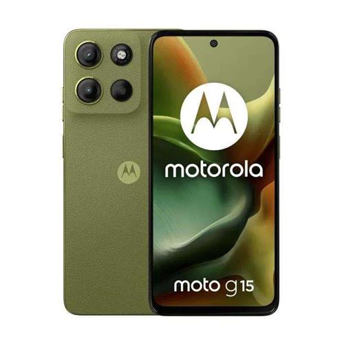 Smartphone Motorola Moto G15 vert 6.72 RAM 8 Go stockage 8 Go