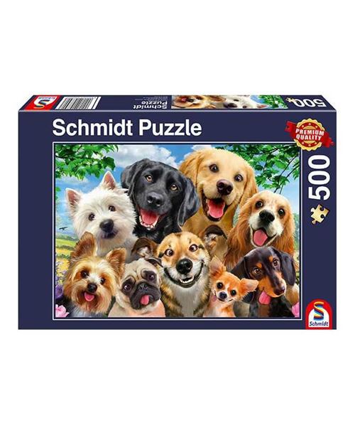Schmidt - Puzzle Chien Selfie, 500 pièces