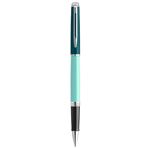 Stylo roller Waterman Hémisphère, laque verte, finition palladium, recharge noire pointe fine, coffret cadeau