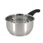 Cheffinger Casserole avec couvercle 32 mm - Noir - Revêtement en marbre