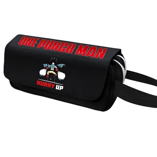 Trousse à crayon One Punch Man pour Garçon et Filles (PC5493) 20x10x5 cm Noir