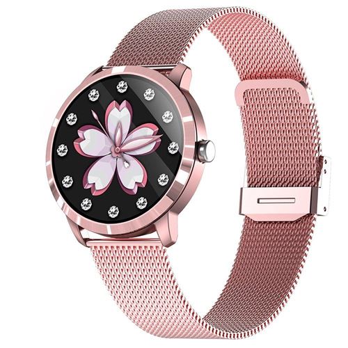 Montre Connectée Chronus Q8L Fitness Tracker IP67 Étanche-Rose-Chronus