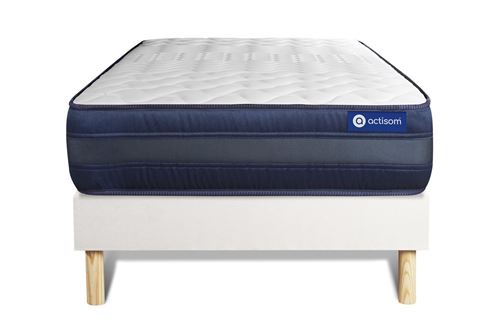 Actisom - Ensemble Matelas Actiflex Tech et Sommier - 80x190 cm - Mémoire de Forme - 5 Zones de Confort - Image 3