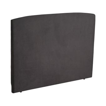 EPEDA Tête de lit Galbe 160cm tissé gris fumé