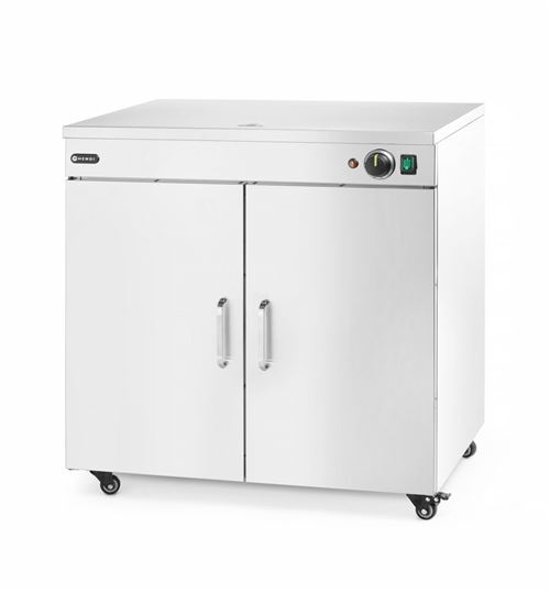 Chauffe Assiettes Double  800W 735x589x(H)766mm   Hendi