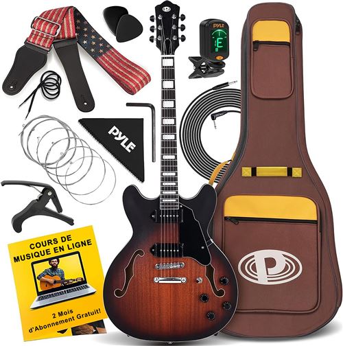 Guitare électrique - Pyle - Sunburst - taille 4/4