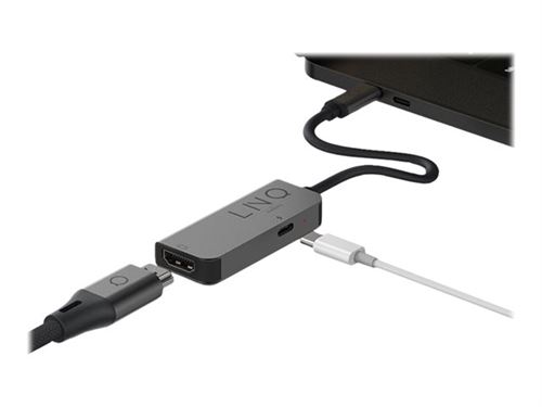 LINQ LQ47999 - Station d'accueil - USB-C 3.1 / Thunderbolt 3 - HDMI