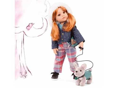 Gotz - Poupée 50 cm Hannah et son chien 10-pcs.