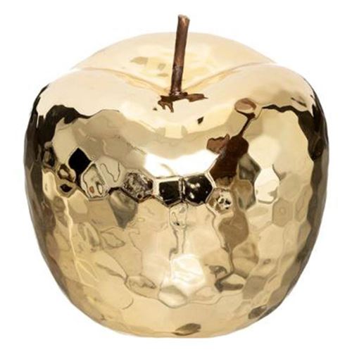 Atmosphera Créateur D'intérieur - Statuette Déco "Pomme" 21Cm Or - Image 2
