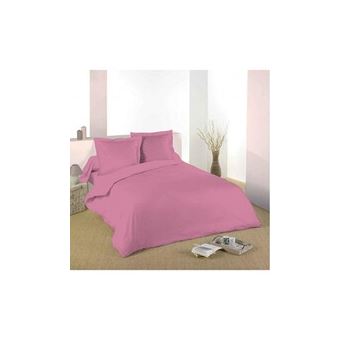 Drap Plat 100% Coton 240x300 Cm - Gris Clair, 57 Fils/cm² - Housse De Couette Respirante Et Durable