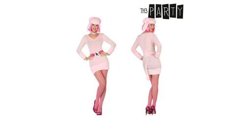 Costume chien rose pour adulte - déguisement panoplie taille - m/l