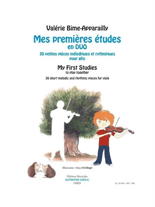 Leduc Bime-Apparailly Valerie - Mes Premieres Etudes En Duo Pour Alto Alto