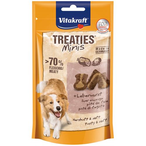 Meilleurs prix pour Vitakraft - Pack de 8 - Treaties Minis pâte de foie 48g