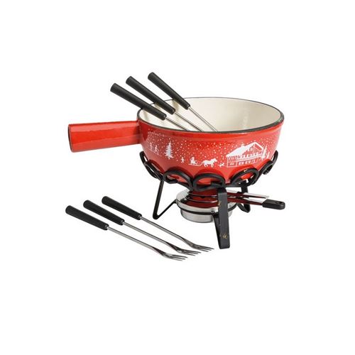 Service à fondue 6 fourchettes rouge Tableandcook SH-C20R - Fondue - Achat  & prix