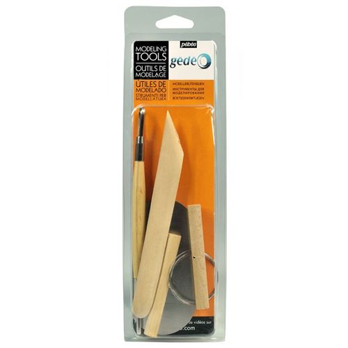 Set de 4 outils pour modelage - Pébéo