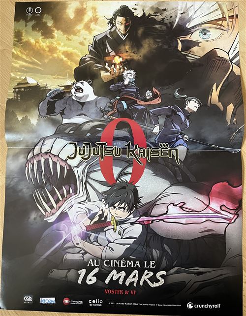 Affiche de Cinéma Originale - Jujutsu Kaisen - 40x60cm