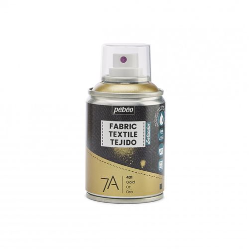 Pebeo A&eacute;rosol Pour Textile 7a - Or - 100 Ml