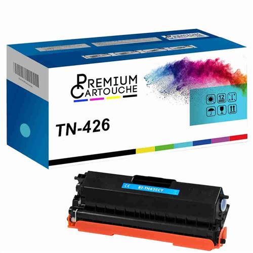 PREMIUM CARTOUCHE - x1 Toner - TN-426C (Cyan) - Compatible pour Brother HL-L8360CDW, MFC-L8900CDW