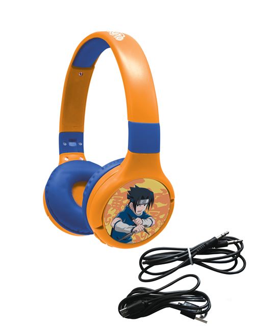 Non Communiqué Multicolore Casque 2 En 1 Naruto Bluetooth Et Filaire Avec Limitation De Son