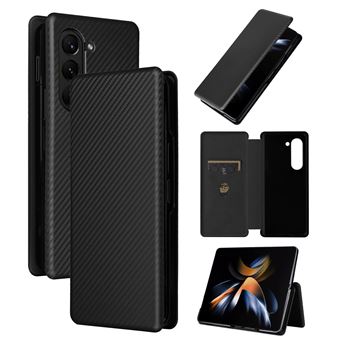 Étui 10 Porte-Montres En Fibre De Carbone Noir - Fermeture Éclair - Parfait Pour Invicta - Idée Cadeau Fête Des Pères